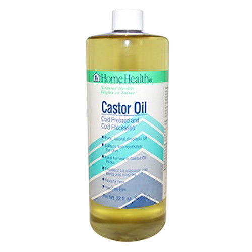 Home Health Castor Oil, Cold Pressed And Processed - 32 Oz